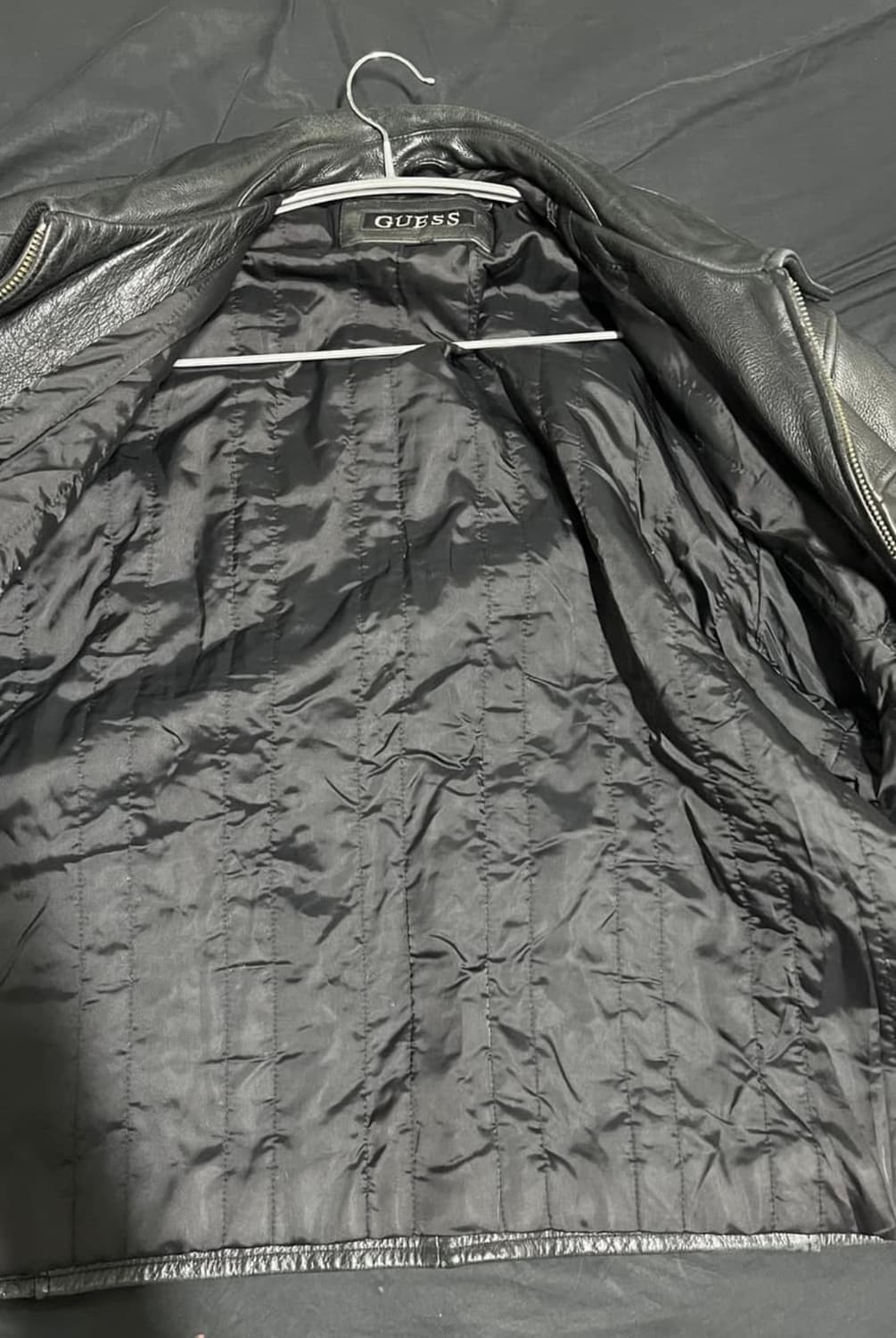 게스 (geuss) 가죽자켓 90s 소가죽 상품이미지5