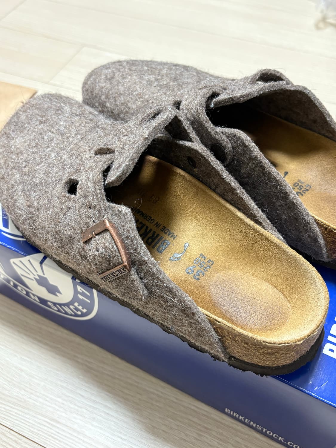 버켄스탁 보스턴 울 코코아 (39) 상품이미지3