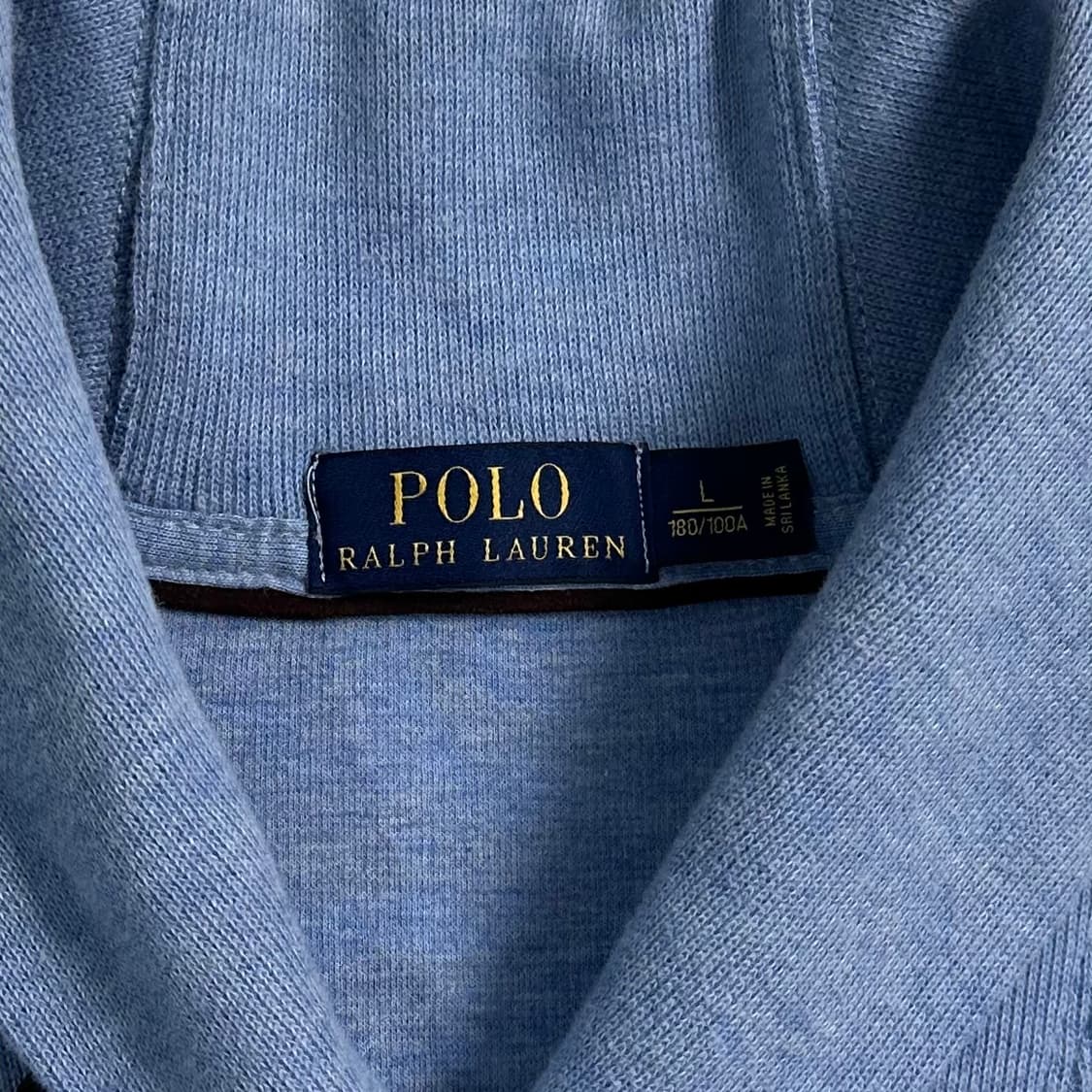 폴로 랄프로렌 스카이블루 숄카라 맨투맨 상품이미지4