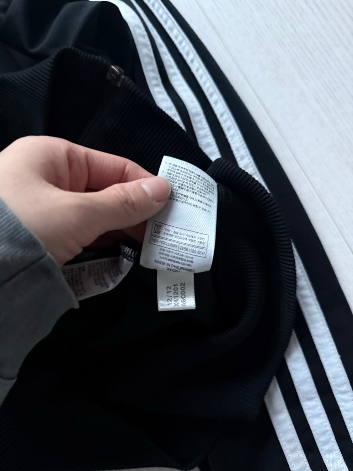 아디다스 구파이어버드 블랙 트랙탑 져지 상품이미지9