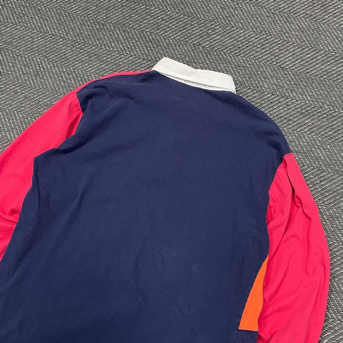 킵스 베이 코튼 배색 럭비 티셔츠 v0336 상품이미지4