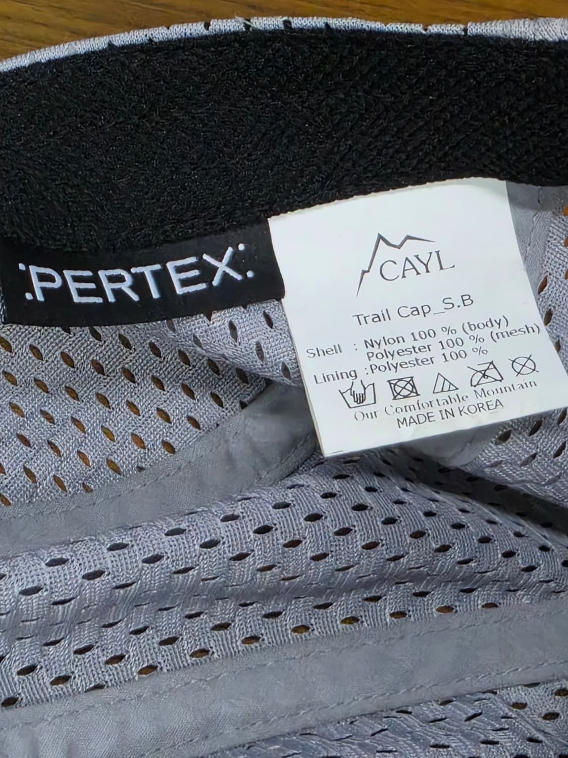 CAYL 케일 퍼텍스 Trail Cap S.B grey 상품이미지8