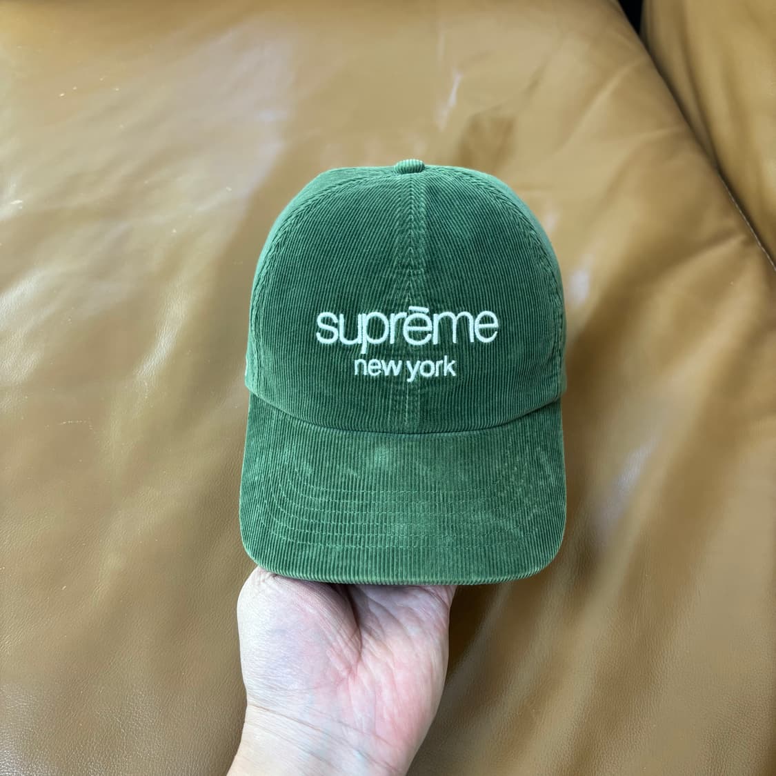 슈프림 6패널 볼캡 모자 고어텍스 그린 클래식 로고 상품이미지2