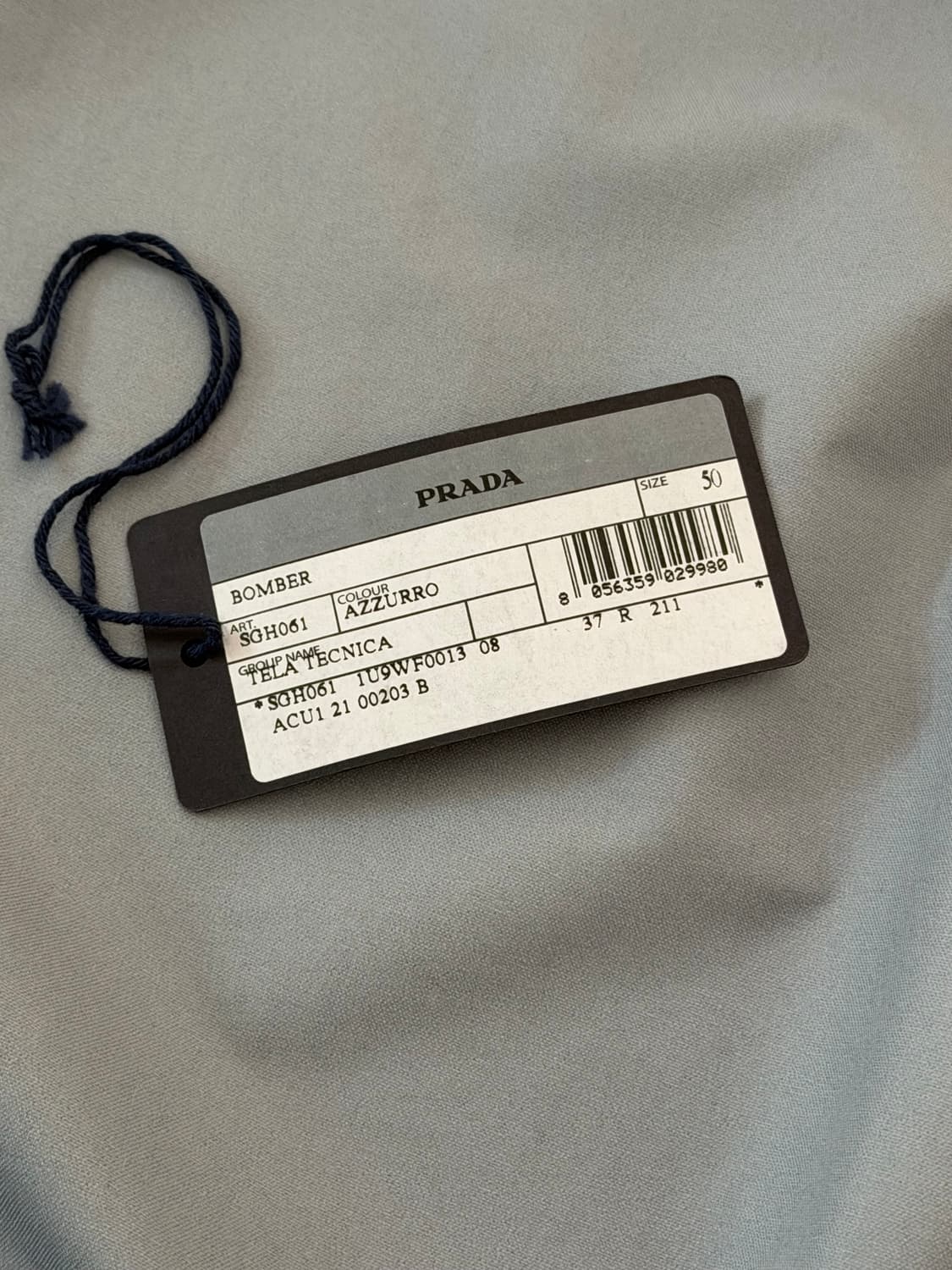 프라다 나일론 봄버 자켓 50사이즈 상품이미지9