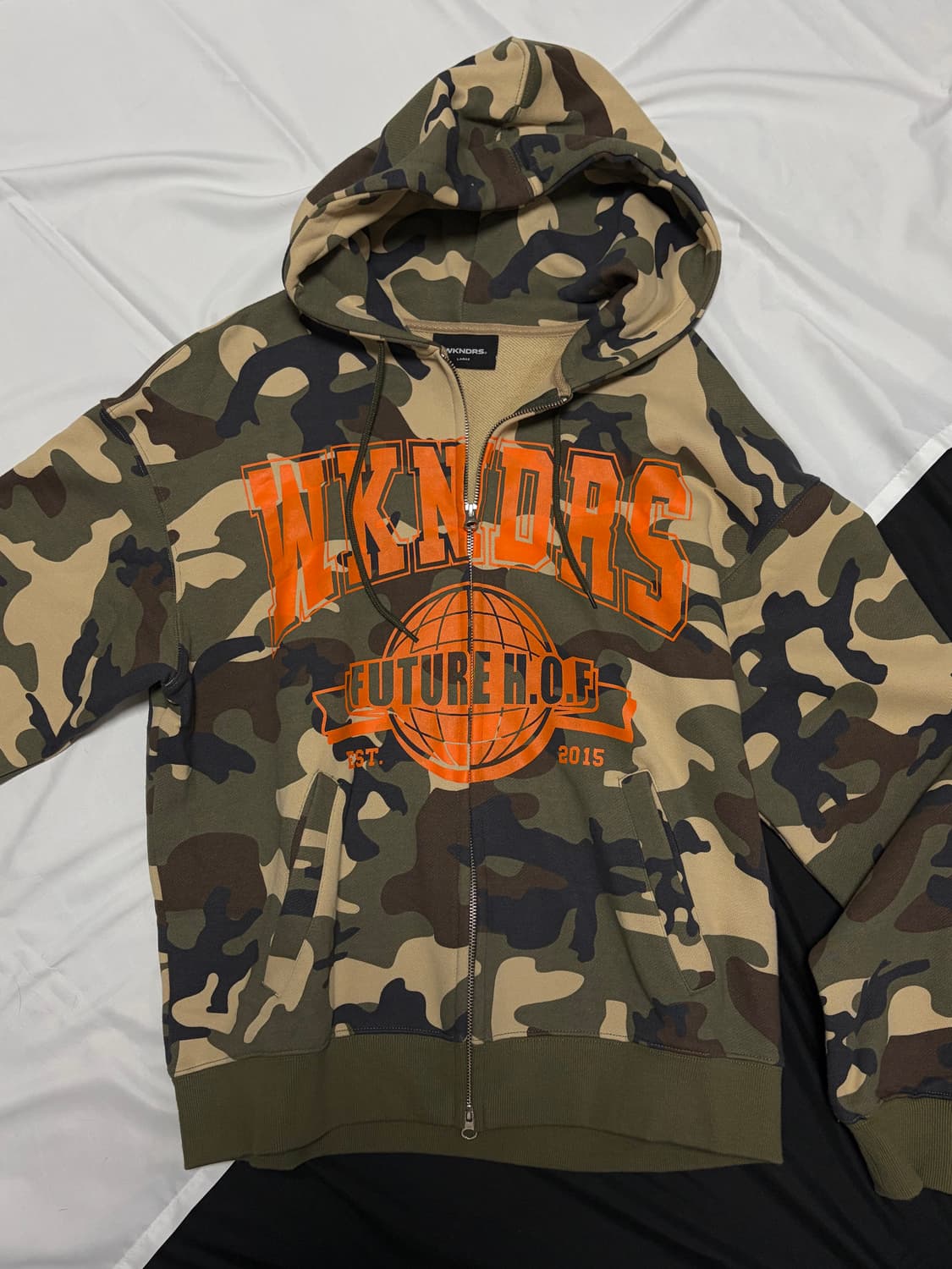 [L] Wkndrs H.O.F ZIPUP HOODIE (CAMO) 상품이미지3