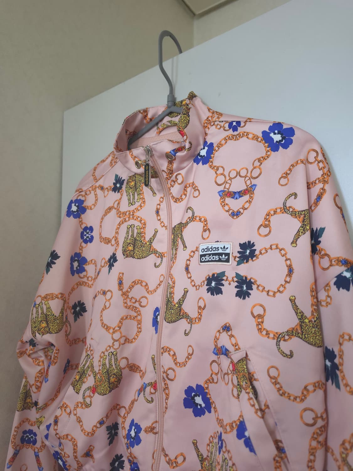 아디다스 핑크 레오파드 트레이닝자켓 상품이미지4