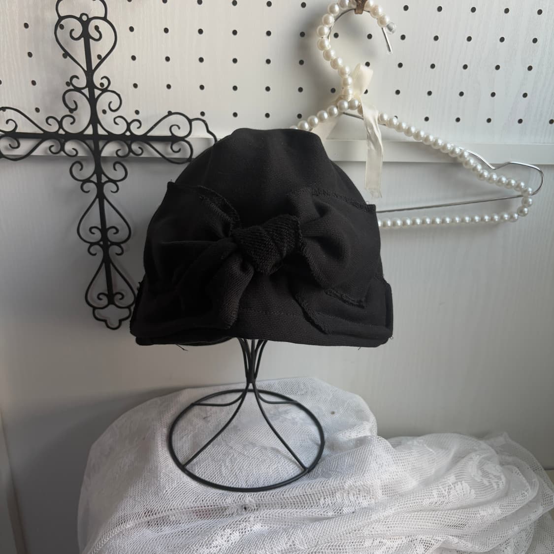 사화룸 메이드 리본 비니 상품이미지2