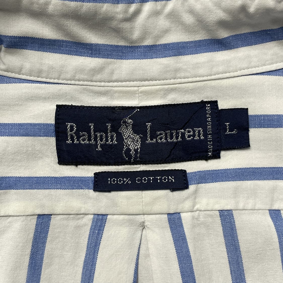 RALPH LAUREN 랄프로렌 스트라이프 코튼 반팔셔츠 A01207 상품이미지9
