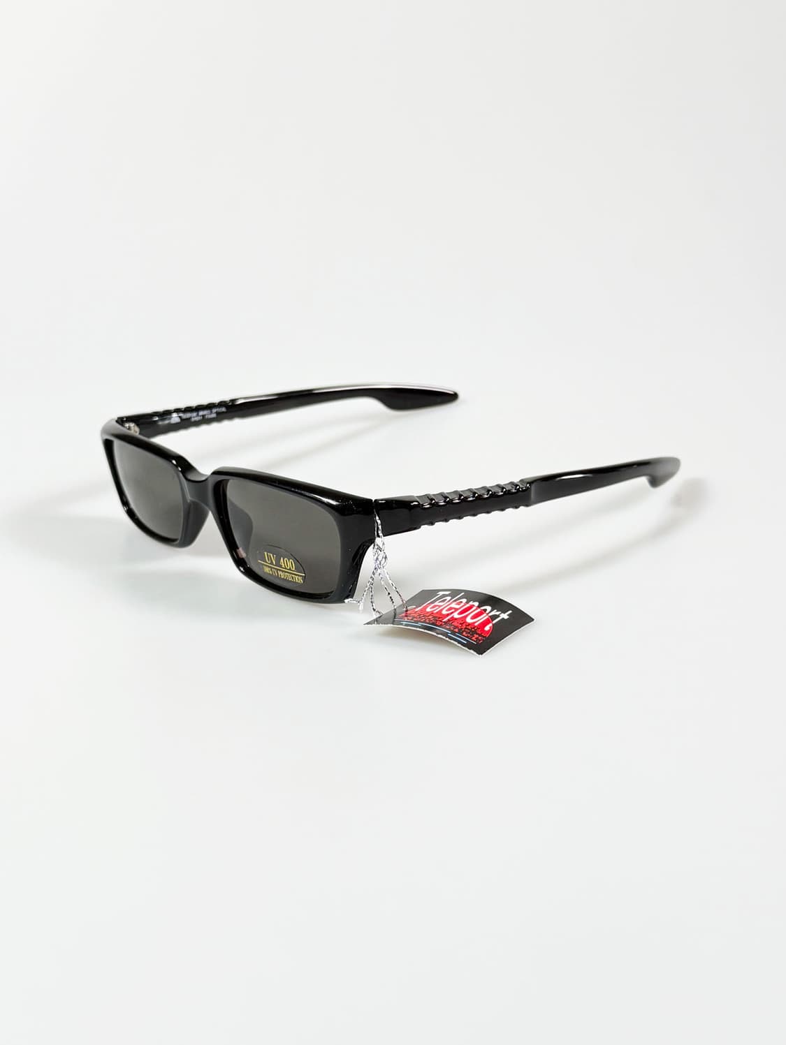 90s TELEPORT 블랙 볼드 스퀘어 빈티지 선글라스 상품이미지3
