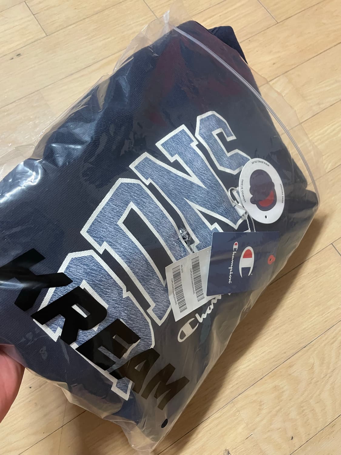 (새상품 XL)챔피온 빠더너스 BDNS 리버스위브 맨투맨 네이비 상품이미지6