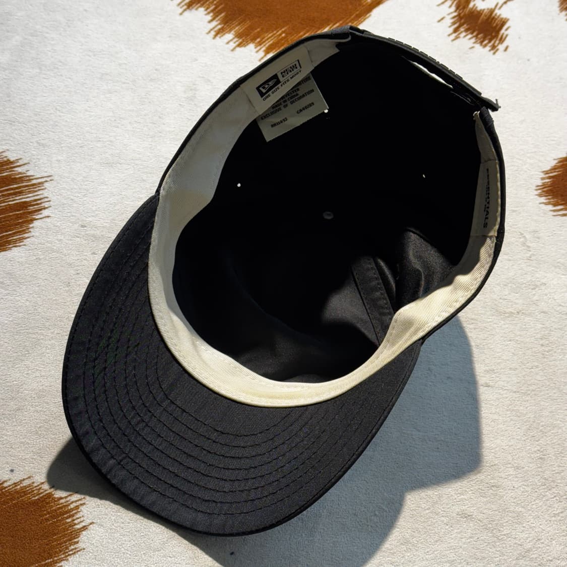 피어오브갓 x 뉴에라 레트로 볼캡 블랙 (OS) 에센셜 상품이미지6