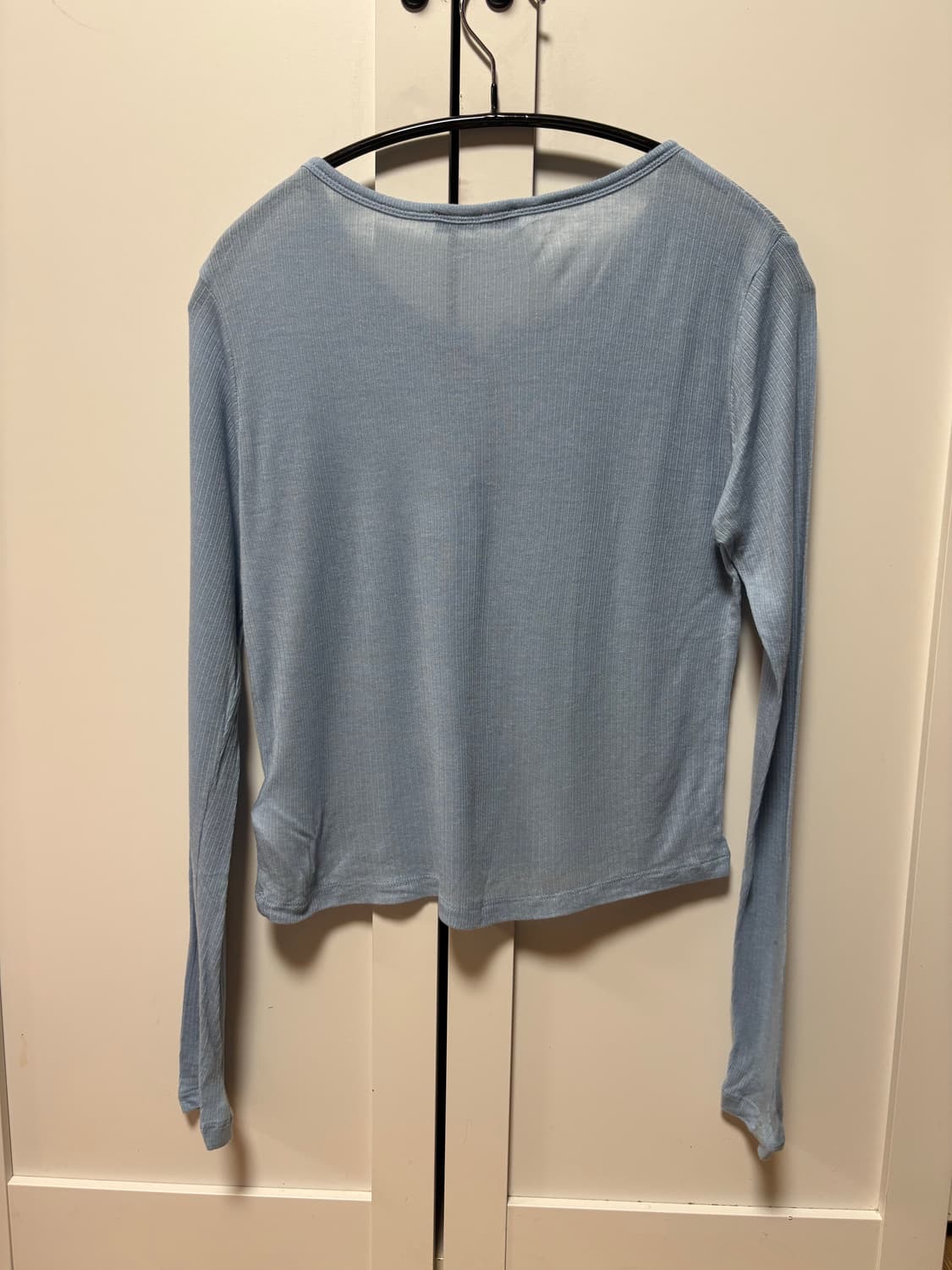 Lc Henry Neck Long Sleeve T-Shirt 상품이미지3