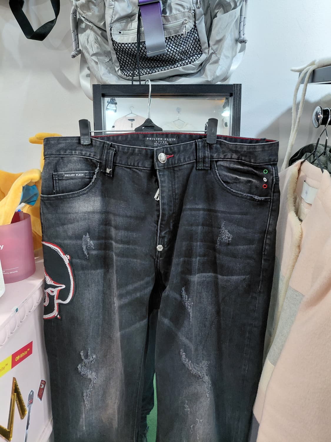 37.5 필립플레인  블랙진   상품이미지2