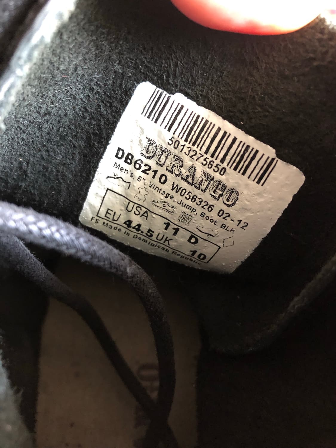 듀랑고 캡토 부츠 블랙290 상품이미지6