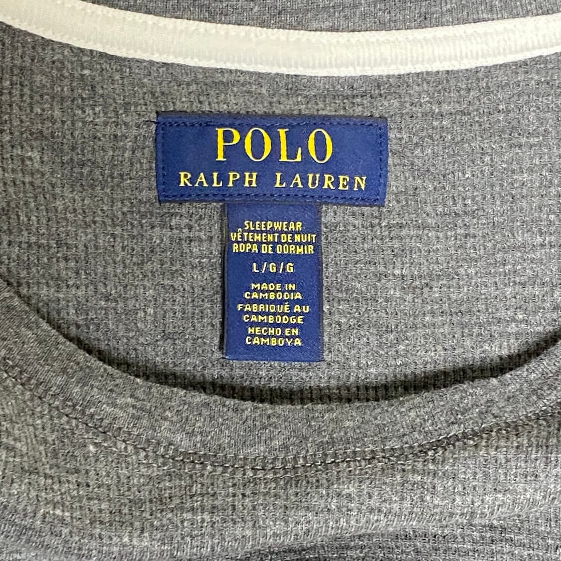 폴로 랄프로렌 티셔츠 그레이 L 상품이미지5