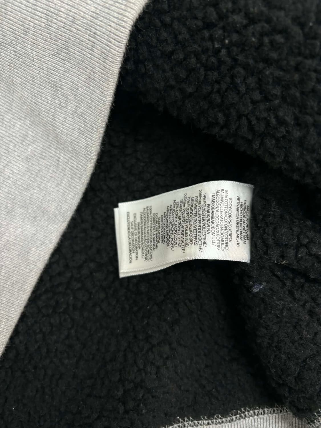 [XL] 폴로 랄프로렌 그레이 쉐르파 후드집업 상품이미지4