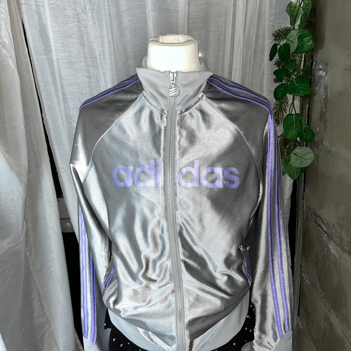 펑크 아디다스 실버집업 상품이미지3