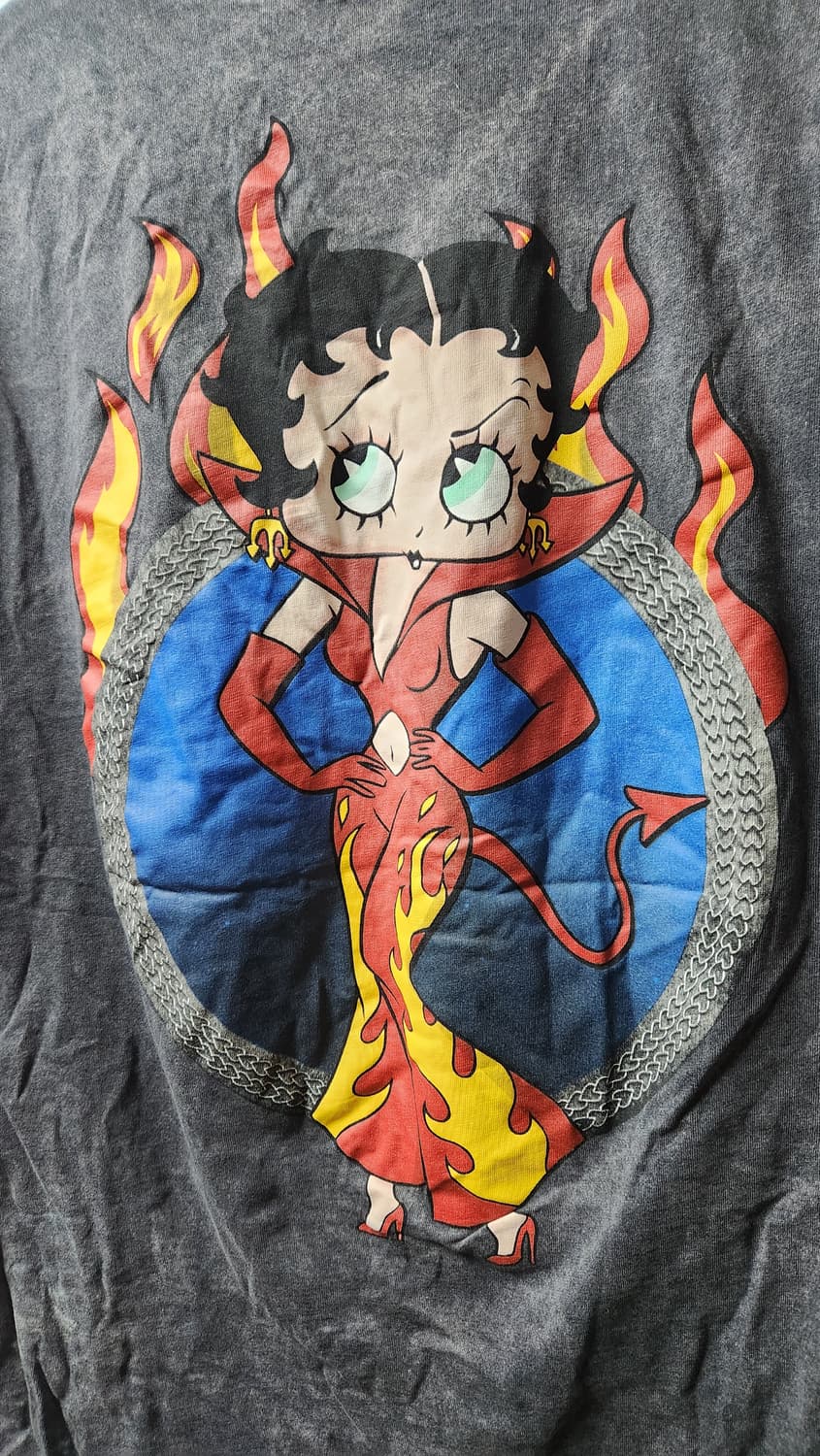 ZARA 자라 BETTY BOOB 베티붑 티셔츠 S 상품이미지5