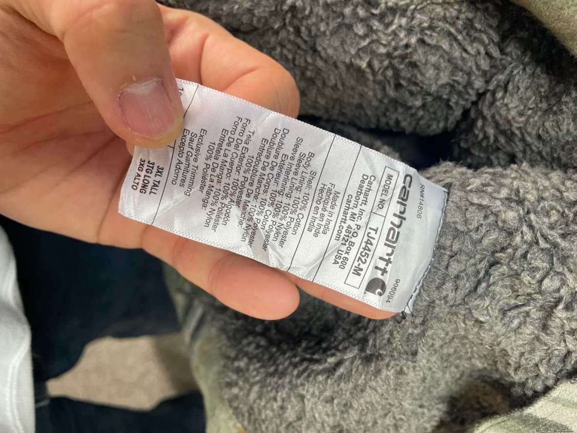 칼하트 체크 패턴 코트 남방 상품이미지4