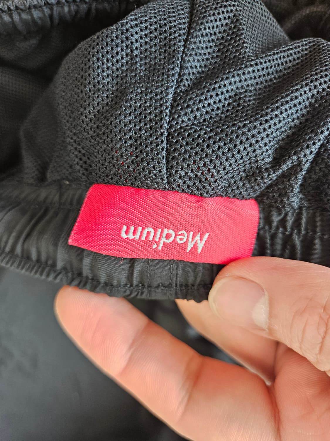 [M]슈프림 웜업 팬츠 블랙 상품이미지5