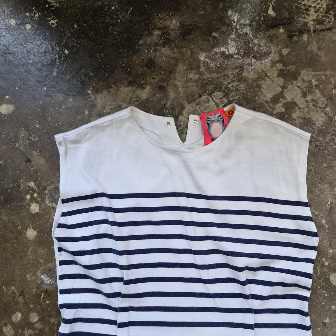 F) 럭키슈에뜨 마린룩 스트라이프 티셔츠 나시 티셔츠 상품이미지2