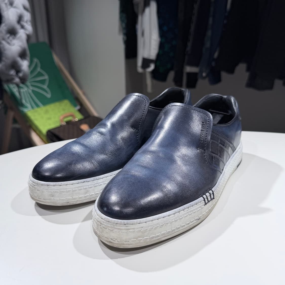 (A/7.5) / 벨루티 스크리토 레더 슬립온 스니커즈 상품이미지1