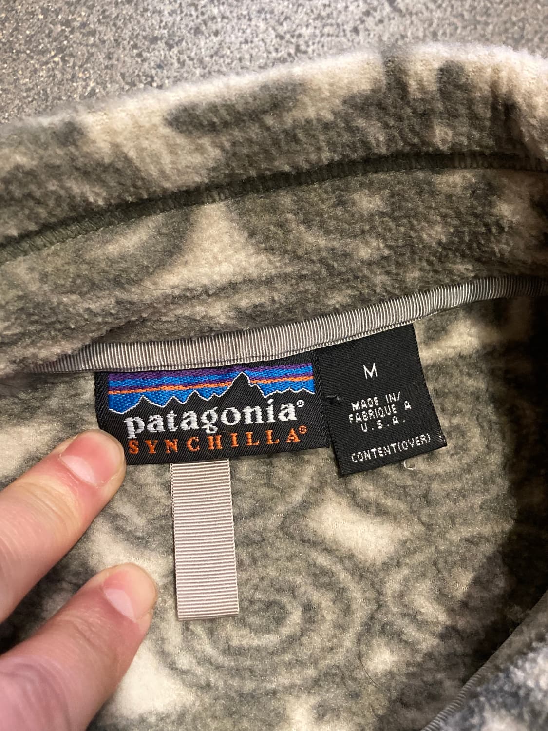 파타고니아 신칠라 90s usa 메이드 상품이미지3