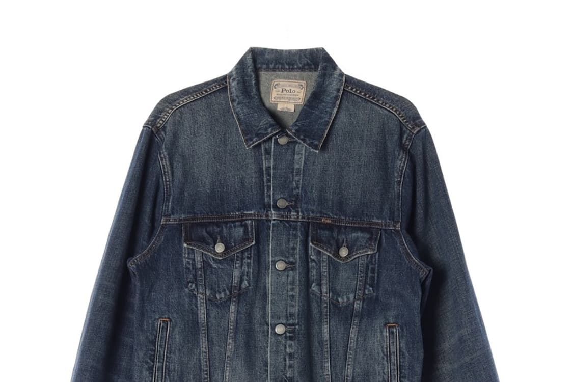 폴로 랄프로렌 빈티지 트러커 데님 자켓 L 상품이미지3