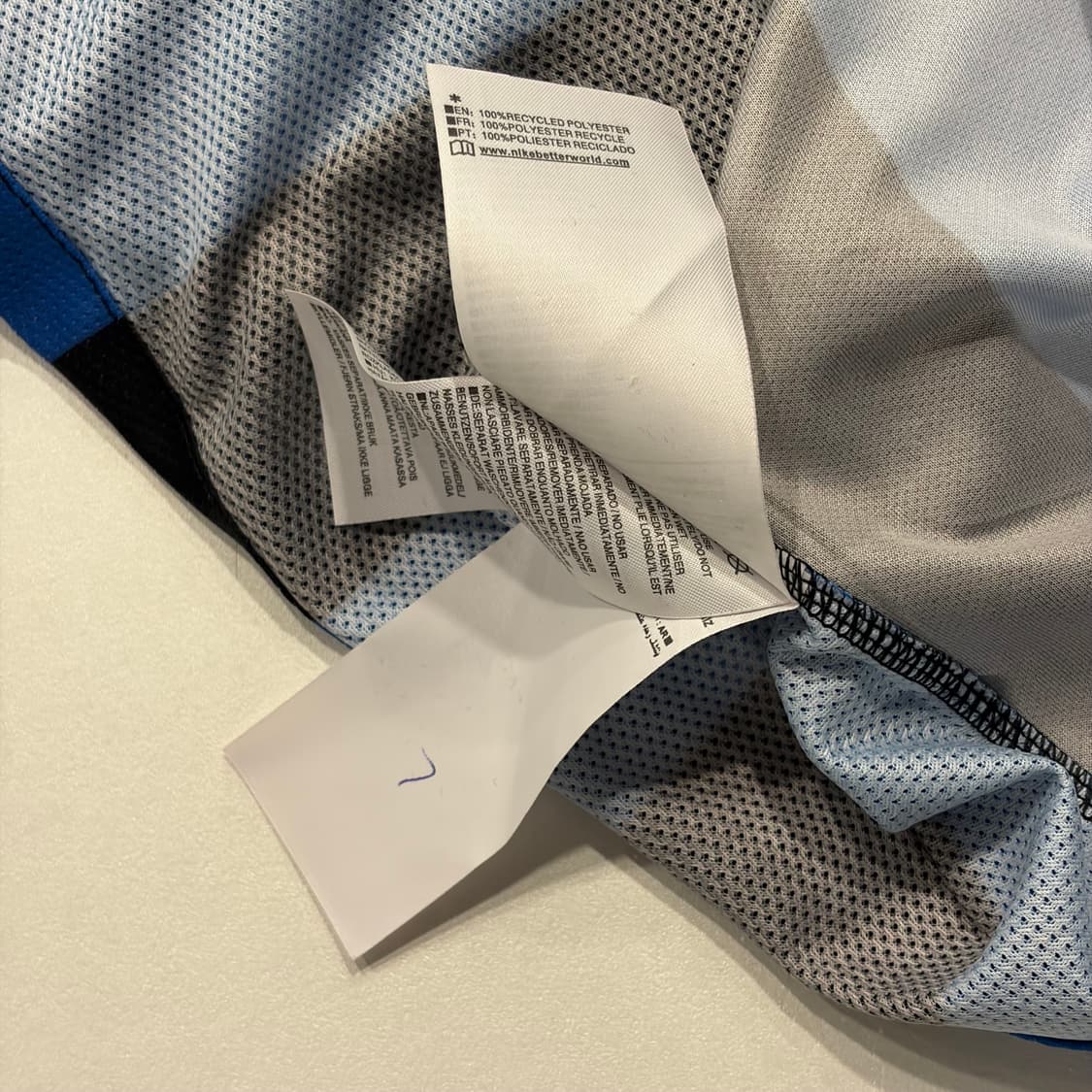 [M] 나이키 09-10 인터밀란 유니폼 반팔 블루 D397 상품이미지9