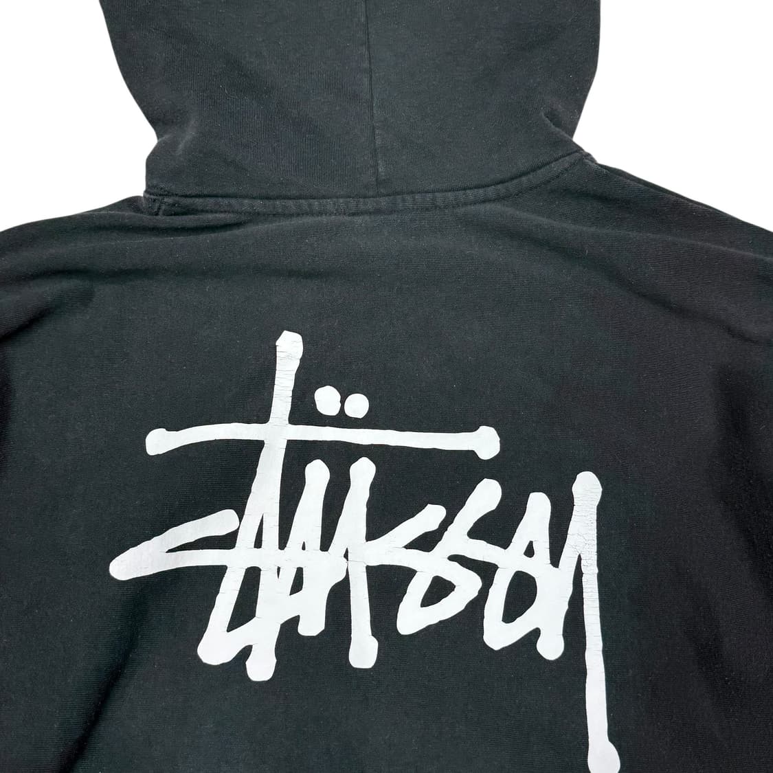 [L] 스투시 베이직 블랙 후드티 상품이미지6