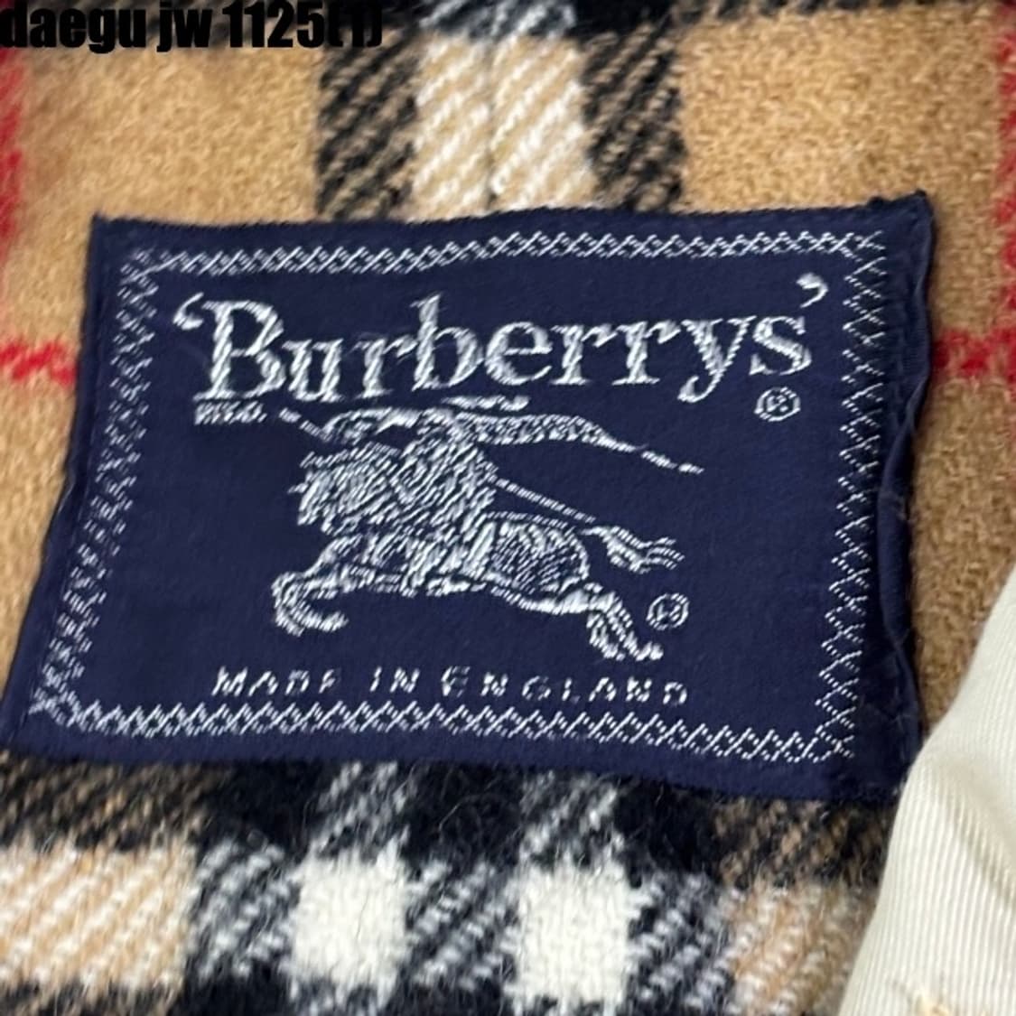 버버리 구형 자켓 상품이미지2