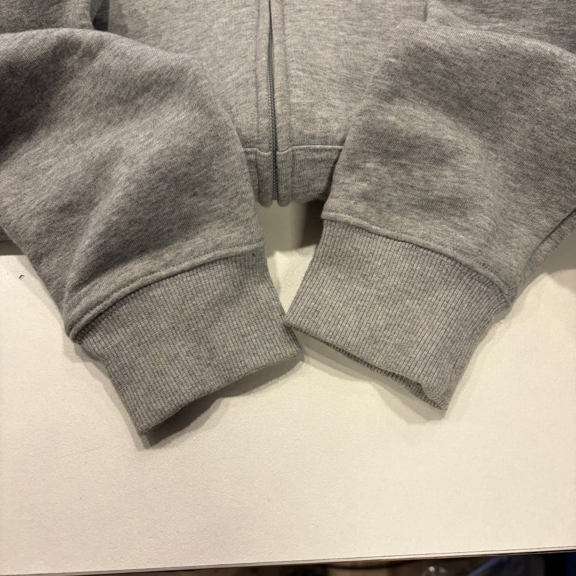 [S] 디키즈 빅로고 자수 스웻 후드집업 그레이 D761 상품이미지6