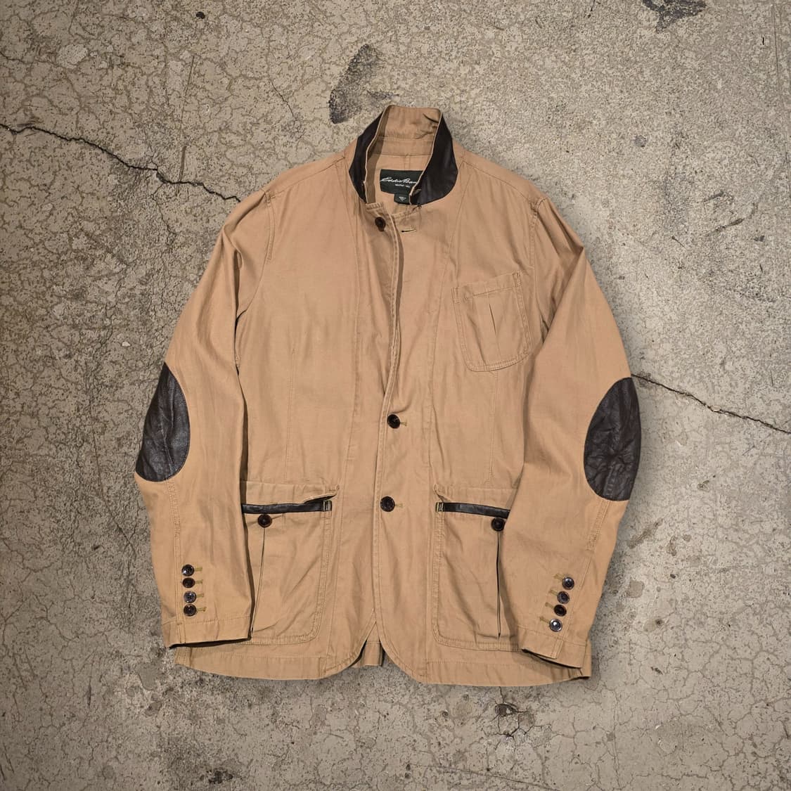 Eddie Bauer 사파리자켓 스타일 가죽 엘보 패치 상품이미지2