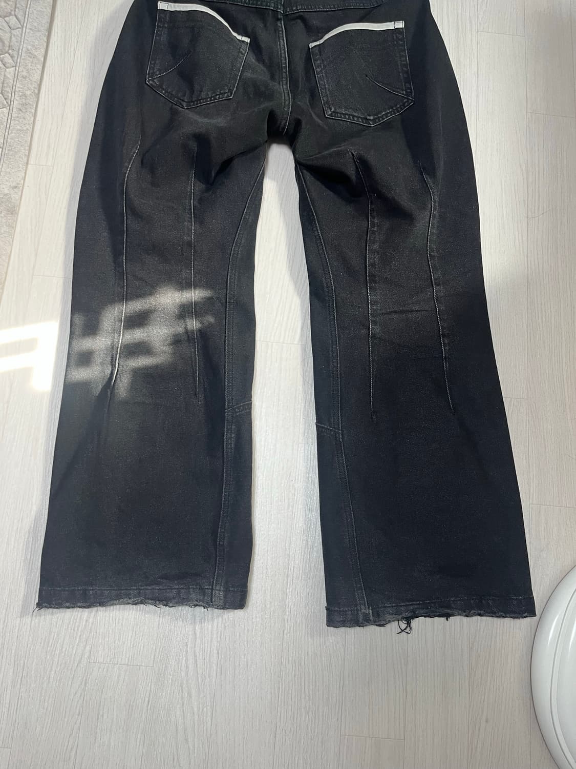 ETCE 커브드 판넬 데님팬츠 L사이즈 상품이미지7