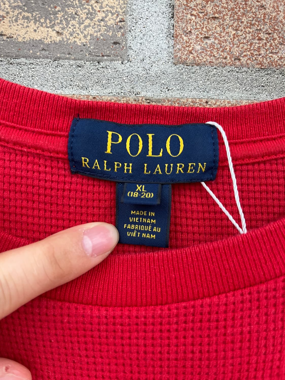 폴로 랄프로렌 와플 긴팔 티셔츠 상품이미지9