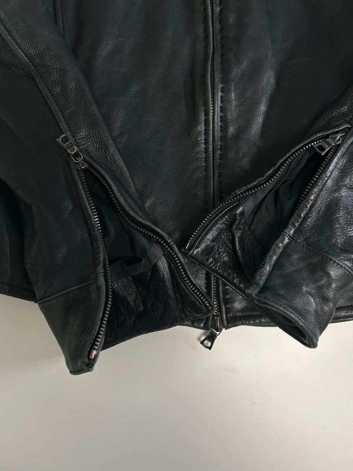 Junhashimoto zip leather shats jacket 상품이미지4