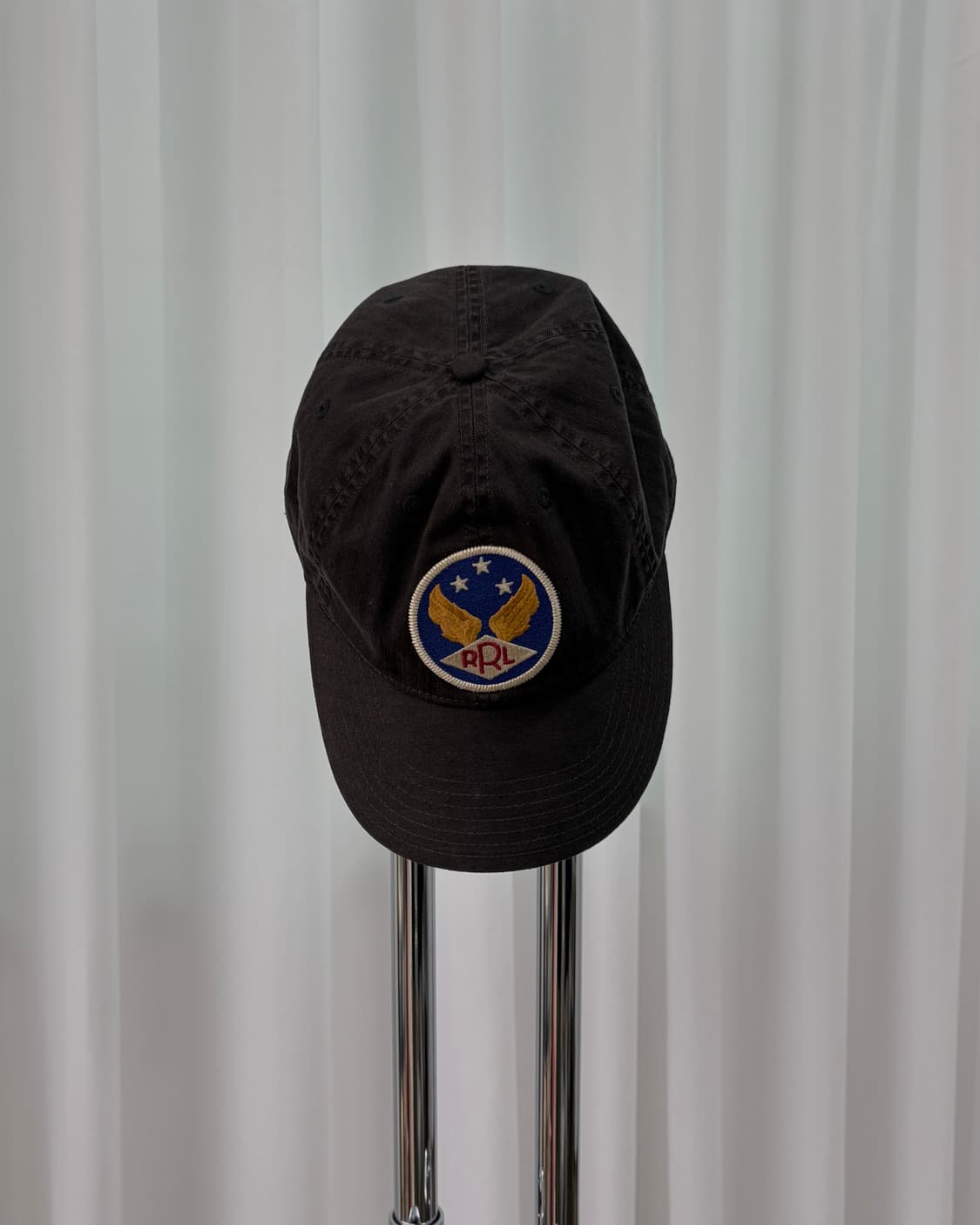 더블알엘 RRL 가먼트다잉 트윌 볼캡 블랙  상품이미지4