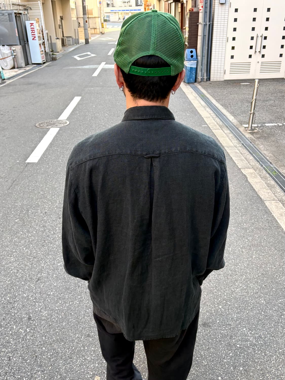 일본 브랜드 빈티지 블랙 셔츠 (희귀템) 상품이미지5