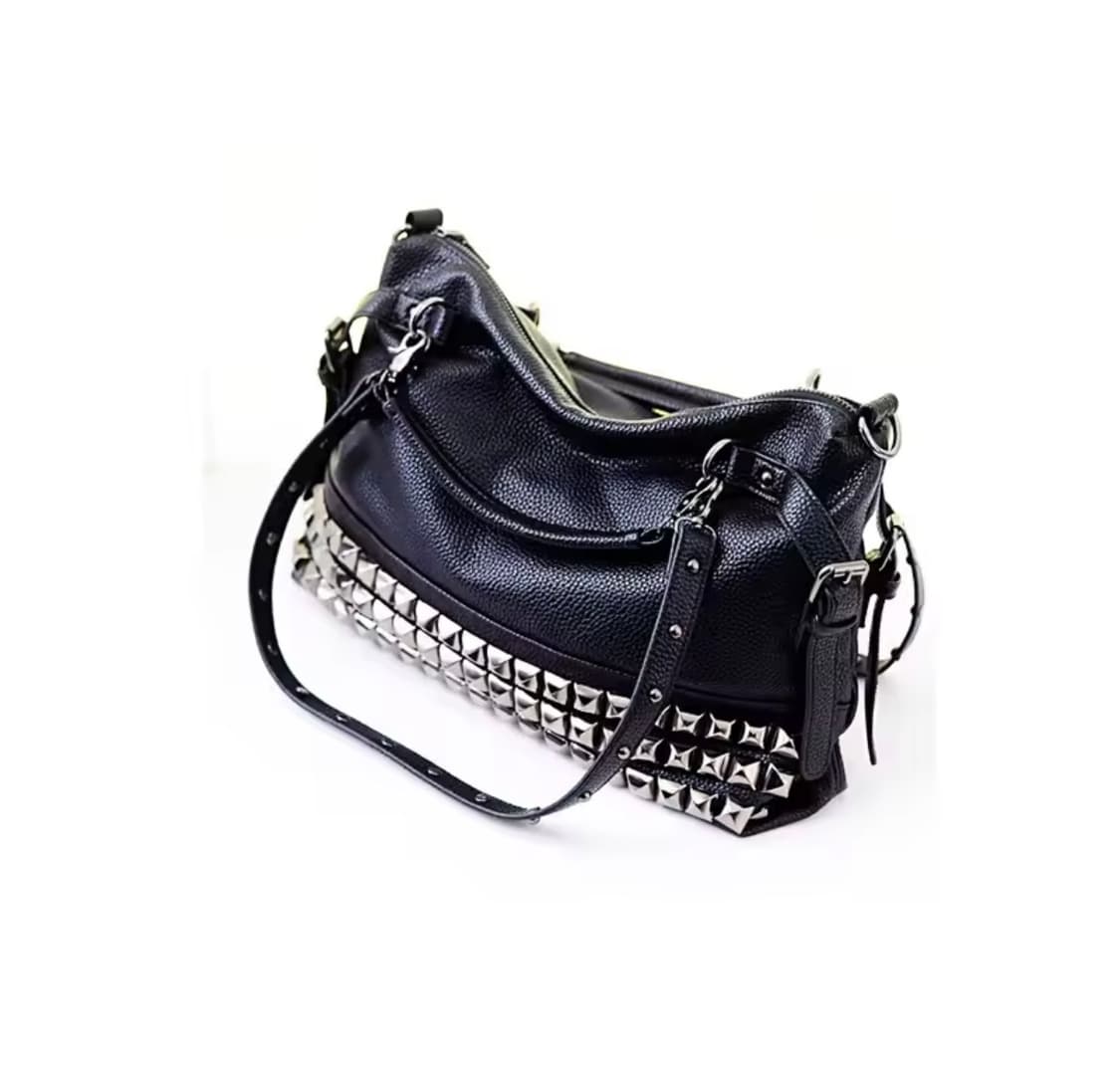Punk Studded Hobo Bag 상품이미지4