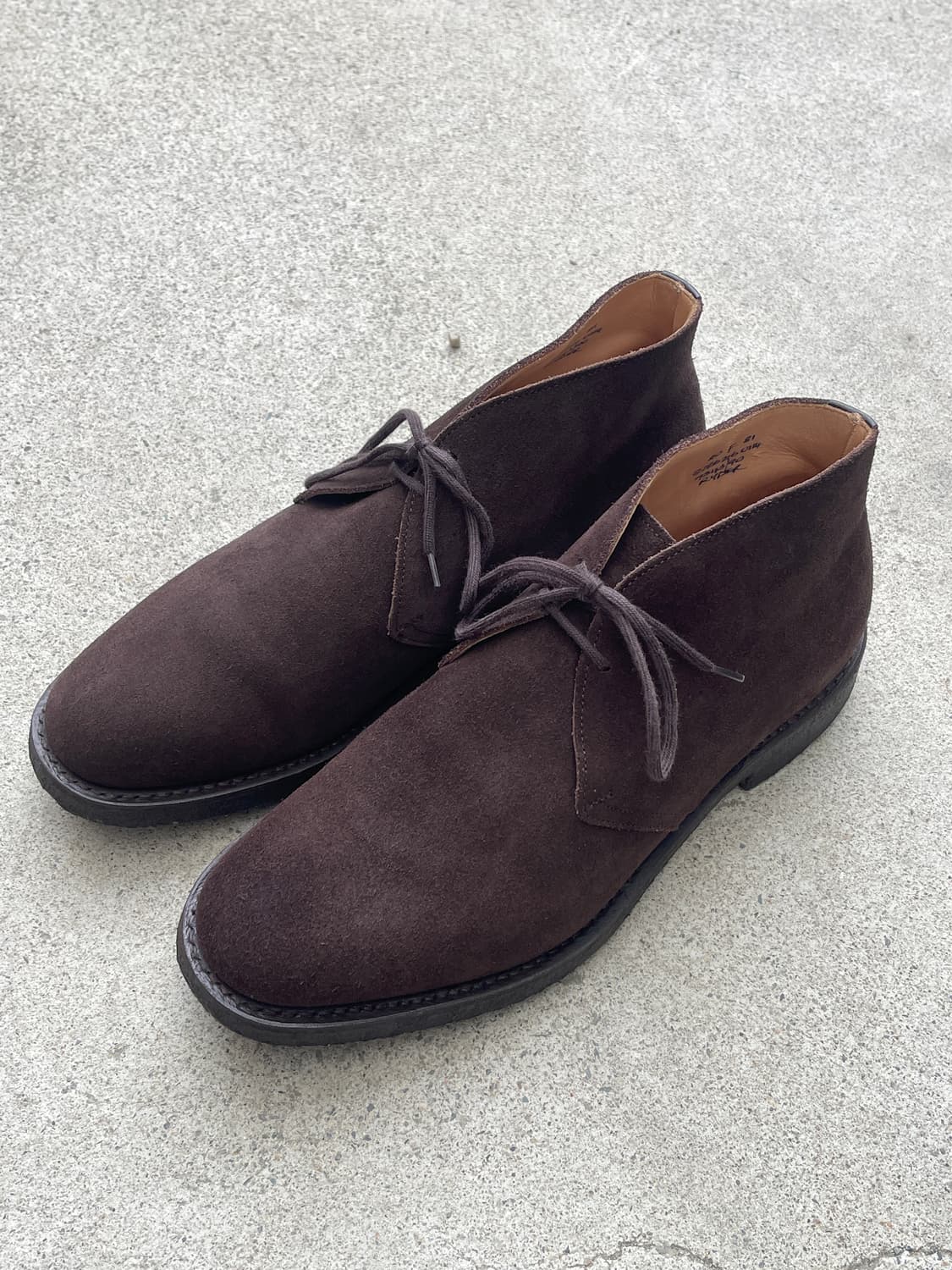 처치스 라이더스 스웨이드 부츠 UK8 상품이미지3