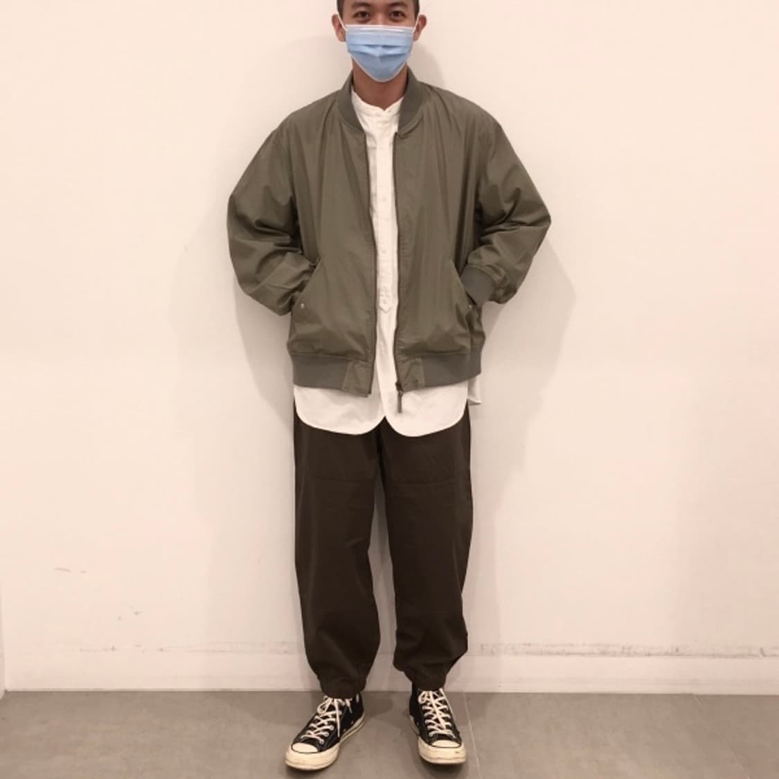 남성) GU 코튼 릴렉스핏 MA-1 블루종 상품이미지10