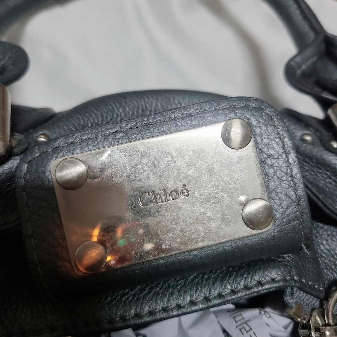 끌로에 패딩턴 토트백 실버그레이 상품이미지4