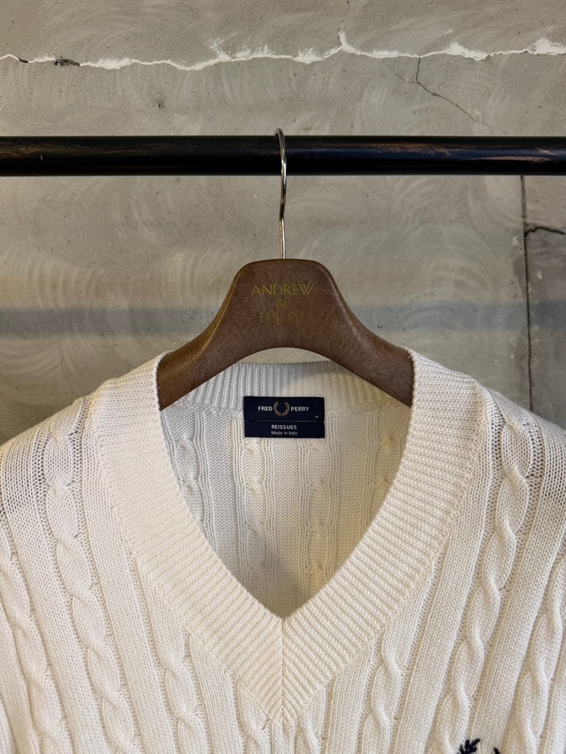 프레드페리 크리켓 니트 100 상품이미지2