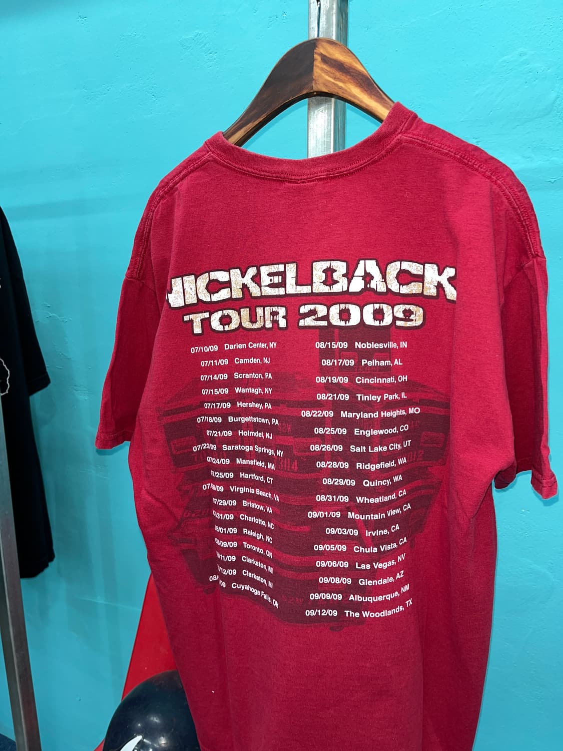 니켈백 투어 밴드티 L 상품이미지5