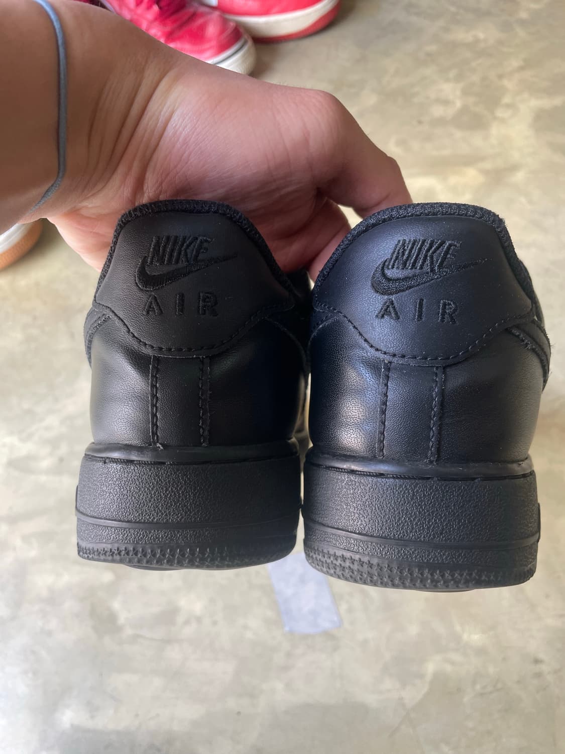 나이키 에어포스 1 블랙 255 상품이미지5