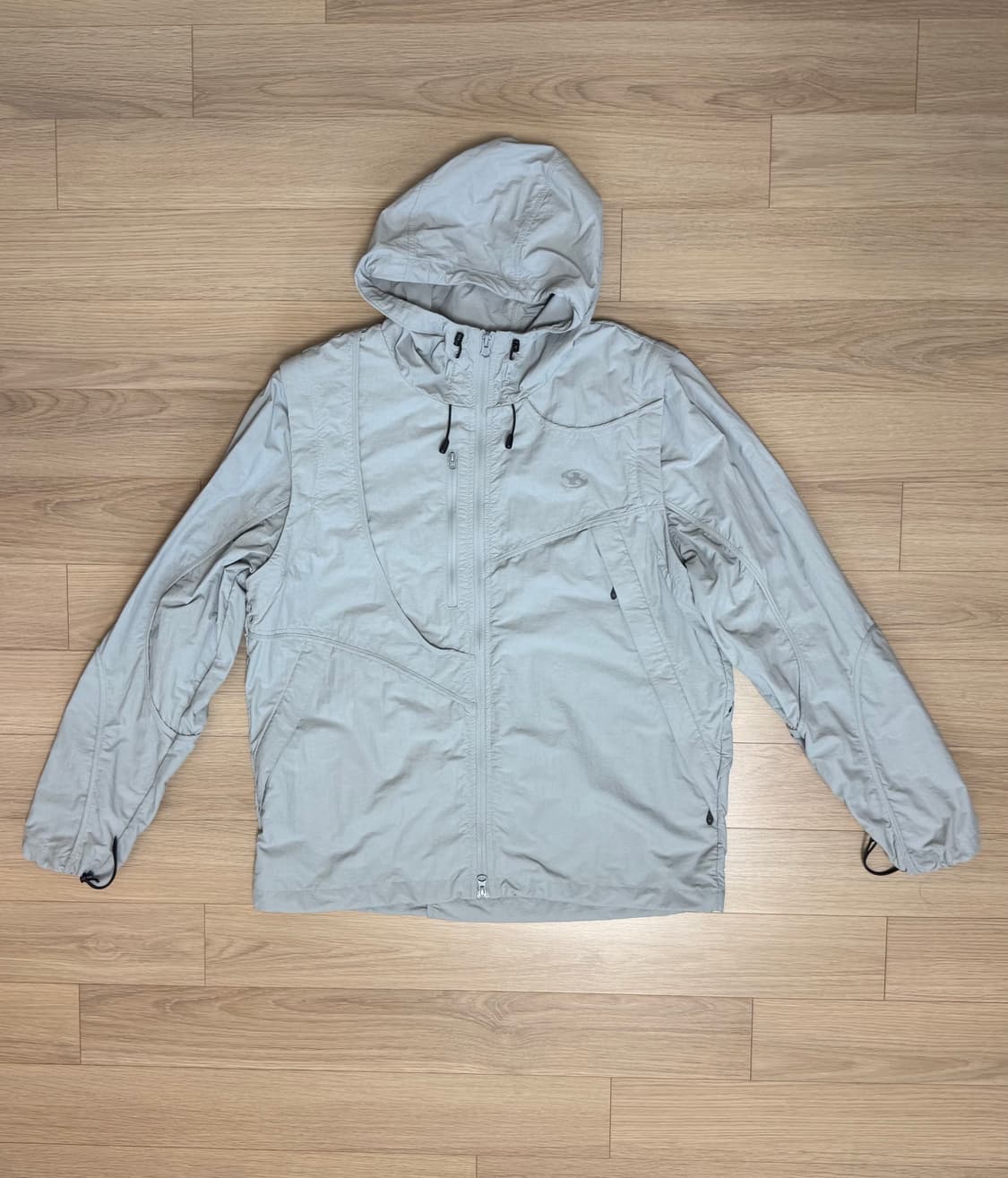 산산기어 투웨이 웨이브 자켓 그레이 바람막이 24SS 상품이미지3