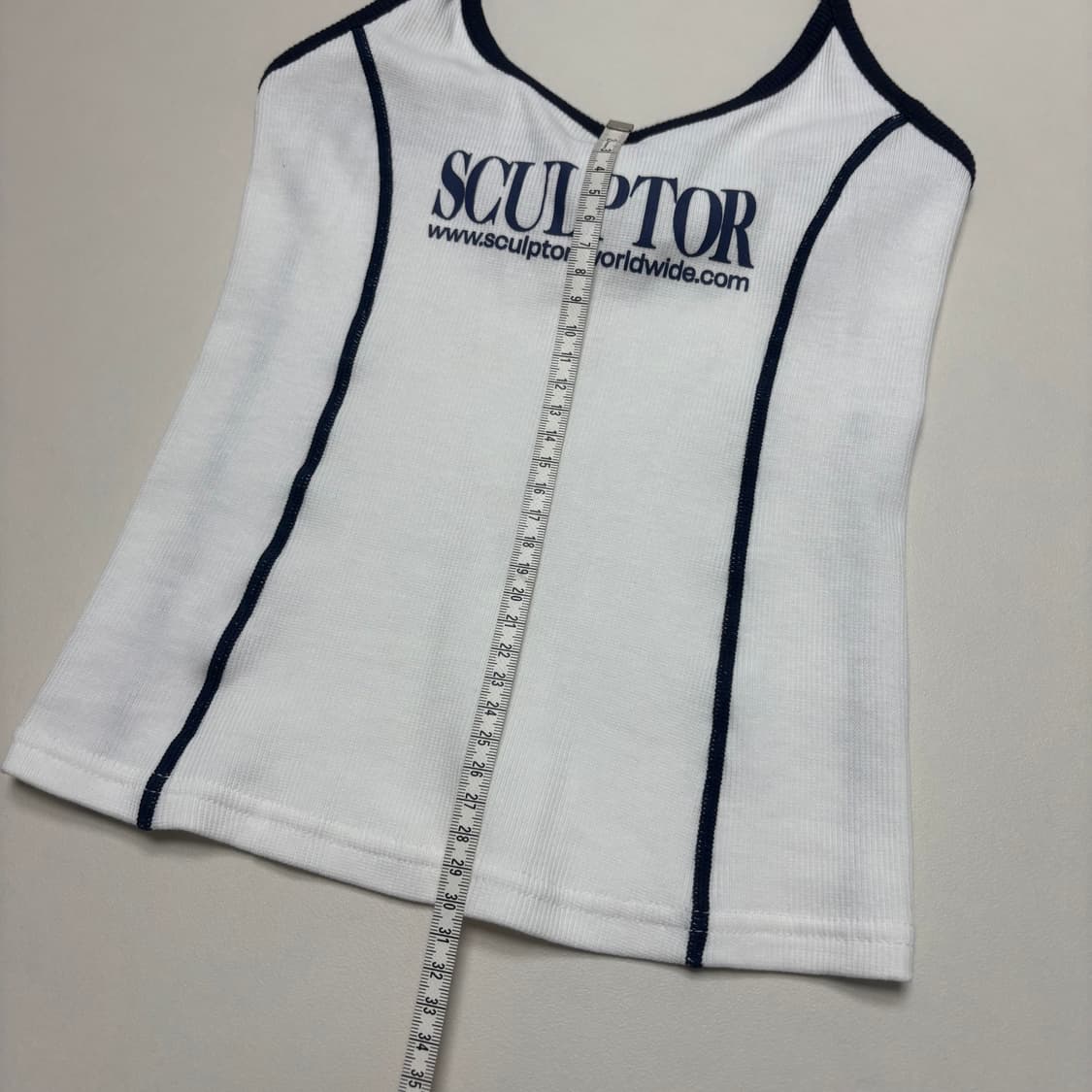 Classic Logo Halter Top White 상품이미지8