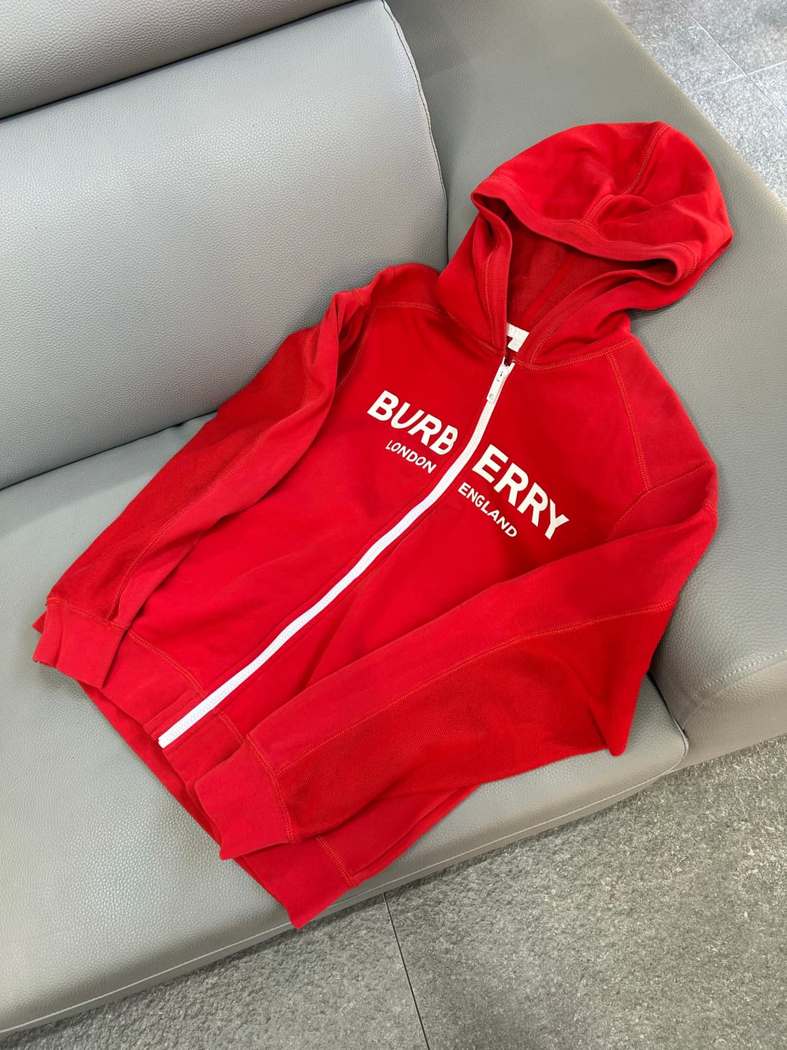 버버리 로고 프린팅 후드 집업(14세/루즈55,66) 상품이미지2