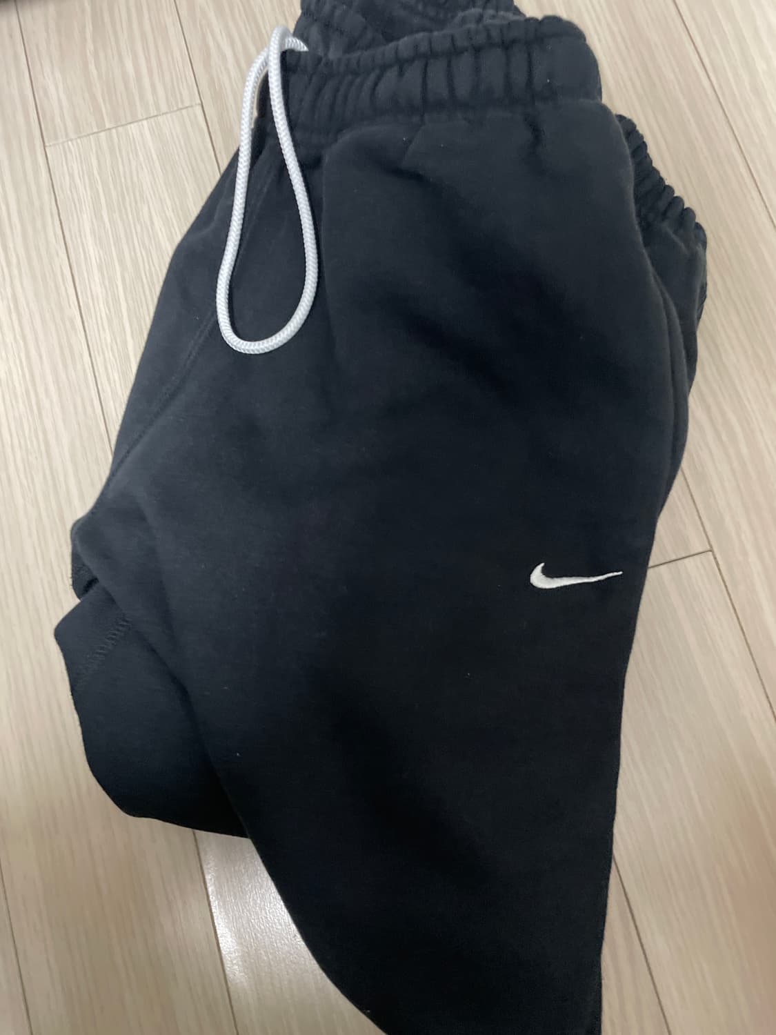 우먼스 나이키 nrg 솔로 스우시 플리스 팬츠 블랙 s 상품이미지2