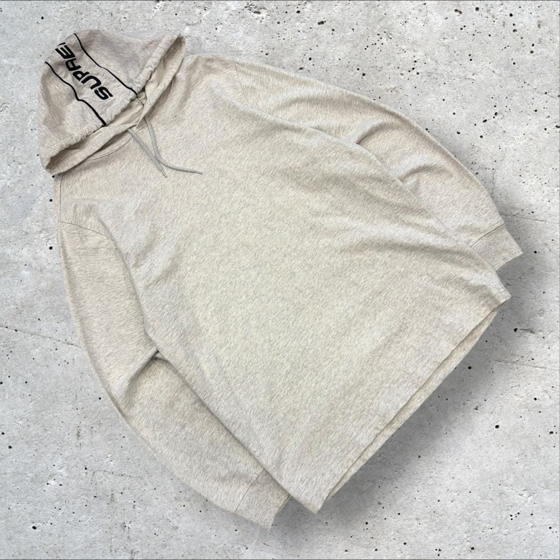 [L] 16ss 슈프림 후드 로고 후드 롱슬리브 그레이 B665 상품이미지1